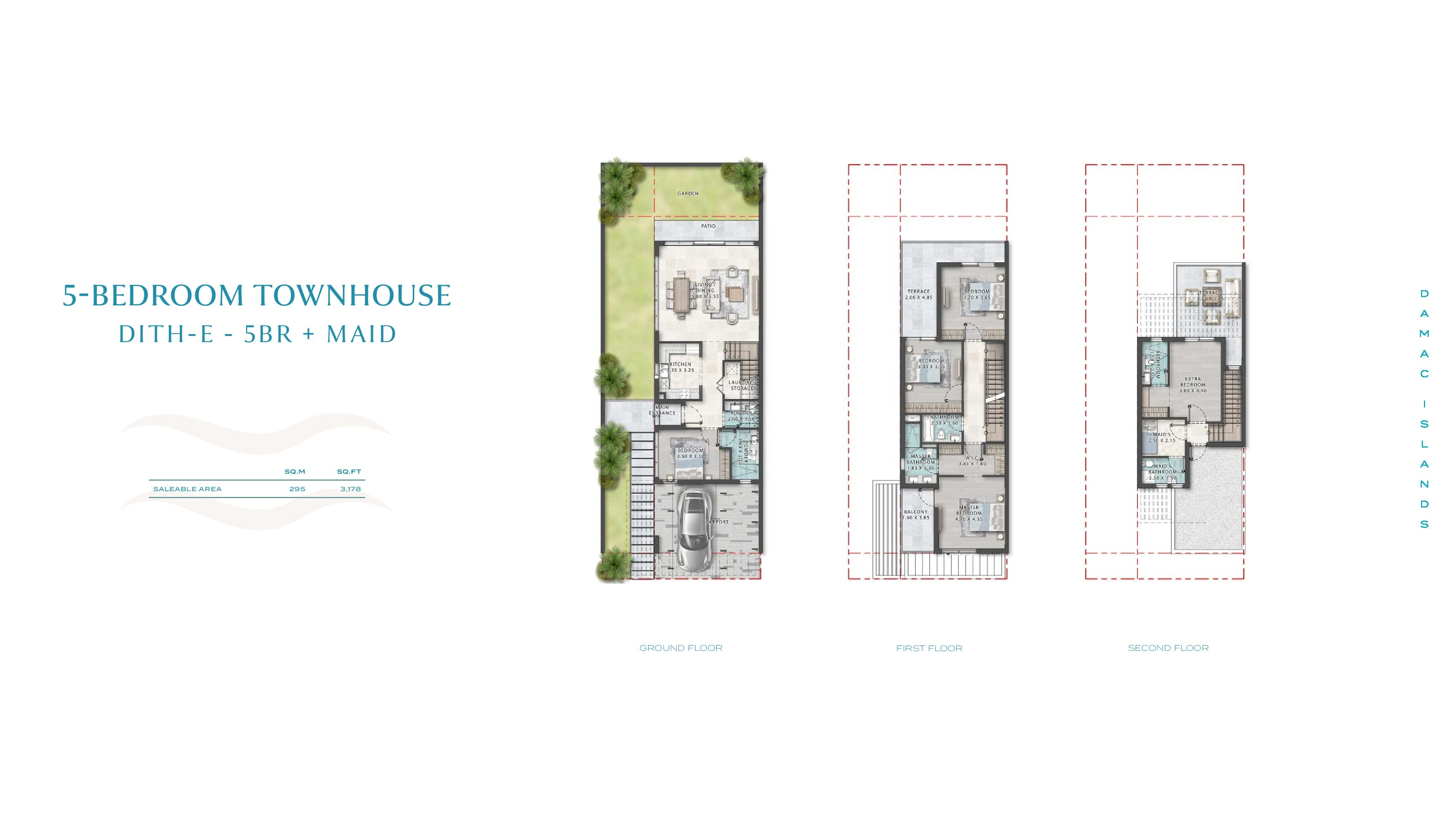 تاون هاوس 5 غرف داماك آيلاند